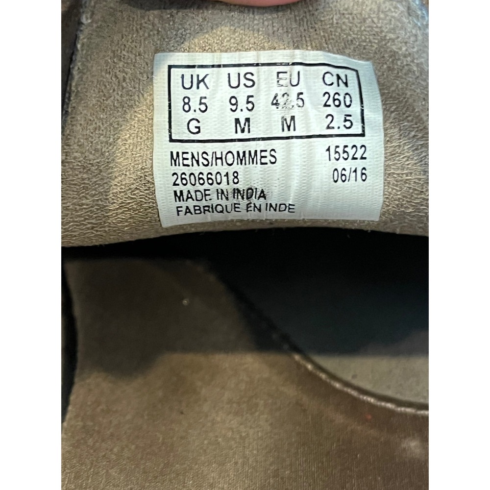 Clarks Stinson Lo Mens 9.5 Beeswax Leather Moc Toe Oxford Shoes 26066018 Brown - Picture 8 of 10